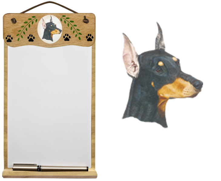 Note Pincher Doberman Pinscher Notepad - $21.95 : Kims Calendars, Made in the USA ...